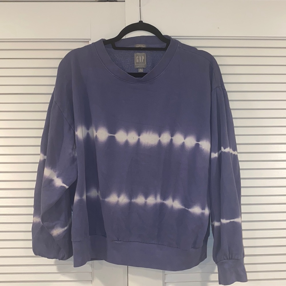 Gap XL Purple Tye Dye Sweatshirt
